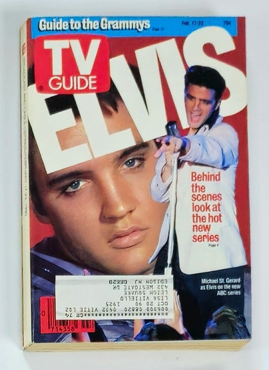 TV Guide Magazine February 17 1990 Michael St. Gerard as Elvis NY Metro Ed.