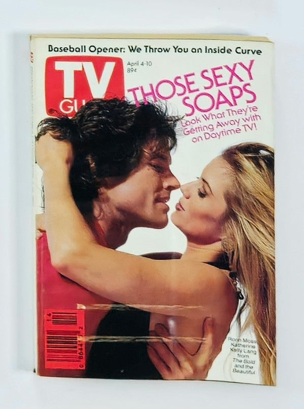 TV Guide Magazine April 4 1992 Ronn Moss and Katherine Kelly Lang NY Metro Ed.