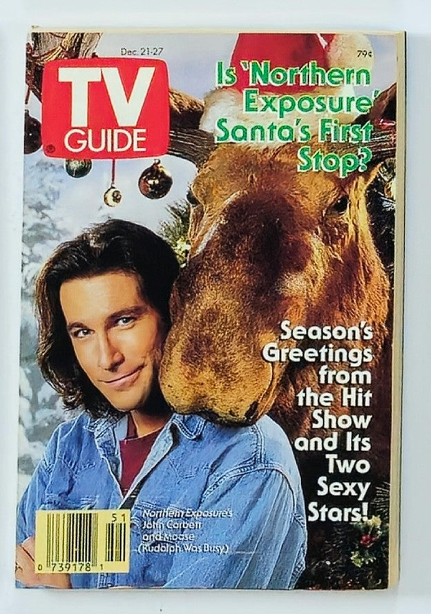 TV Guide Magazine December 21 1991 Northern Exposure's John Corbett NY Metro Ed.