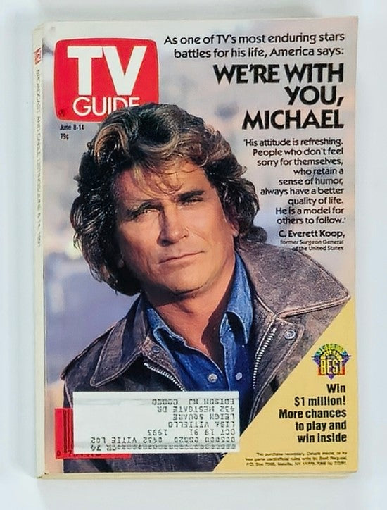 TV Guide Magazine June 8 1991 Michael Landon NY Metro Ed.