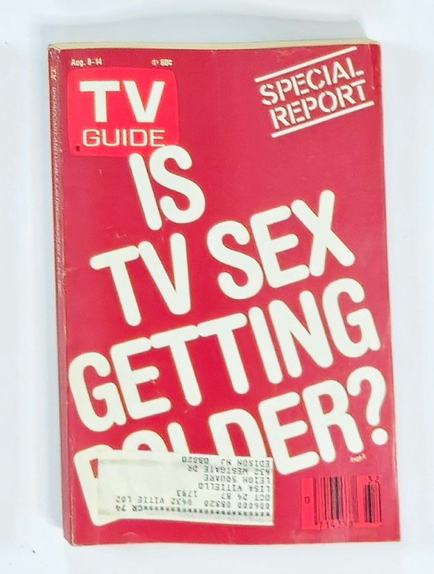 TV Guide Magazine August 8 1987 Is TV Sex Getting Bolder? NY Metro Ed.