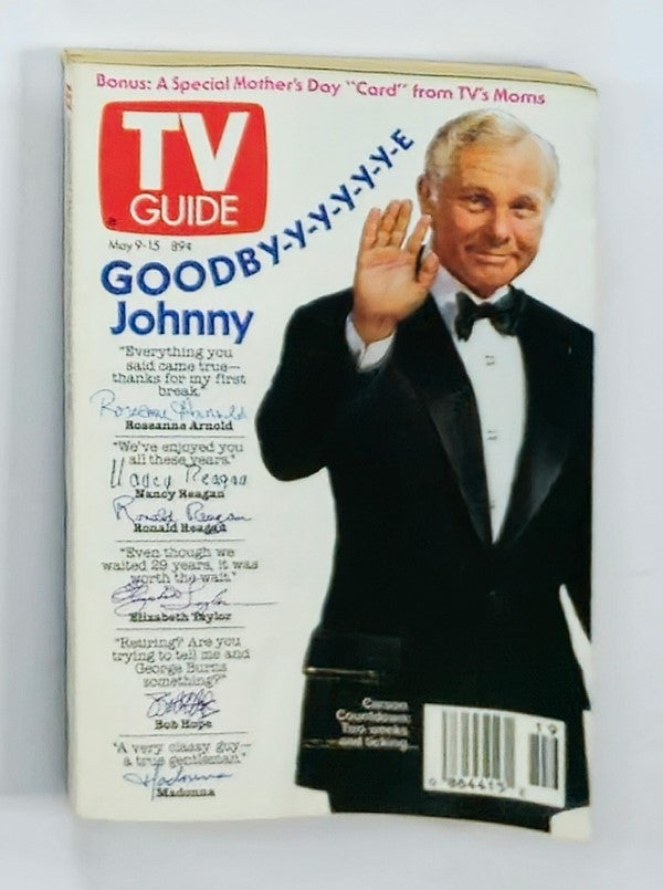 TV Guide Magazine May 9 1992 Johnny Carson Countdown NY Metro Ed.