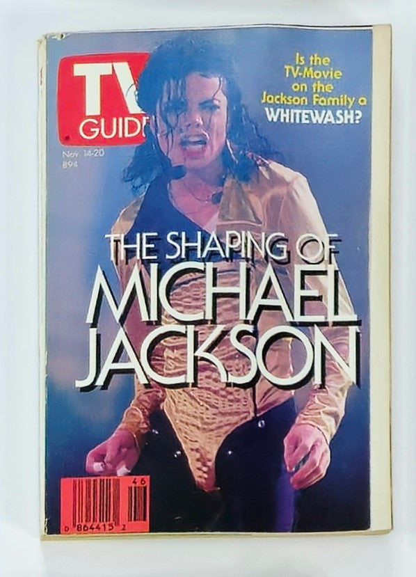 TV Guide Magazine November 14 1992 Michael Jackson Cover Rochester Ed.