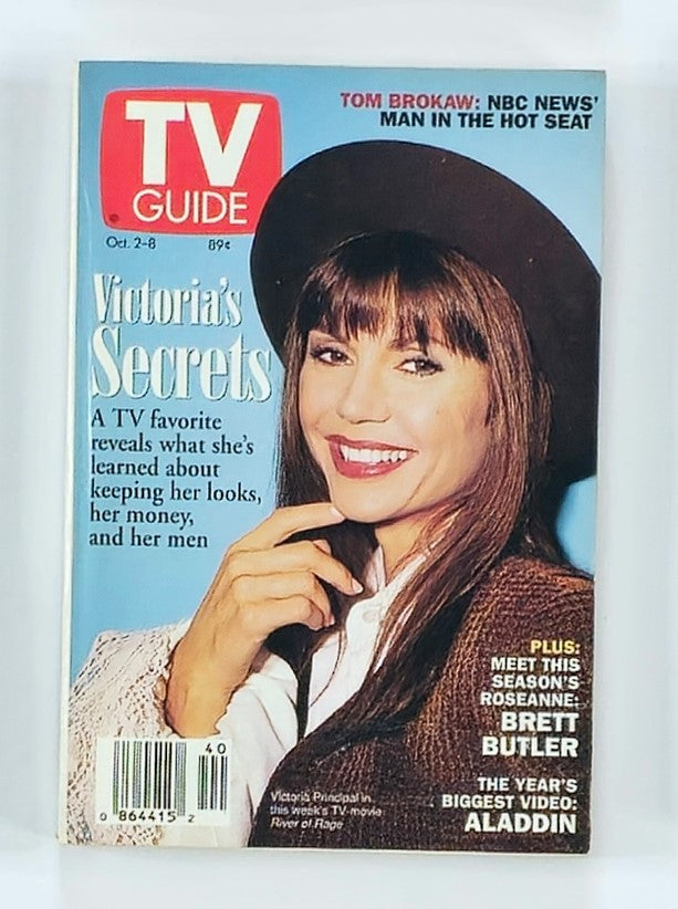 TV Guide Magazine October 2 1993 Victoria Principal NY Metro Ed.