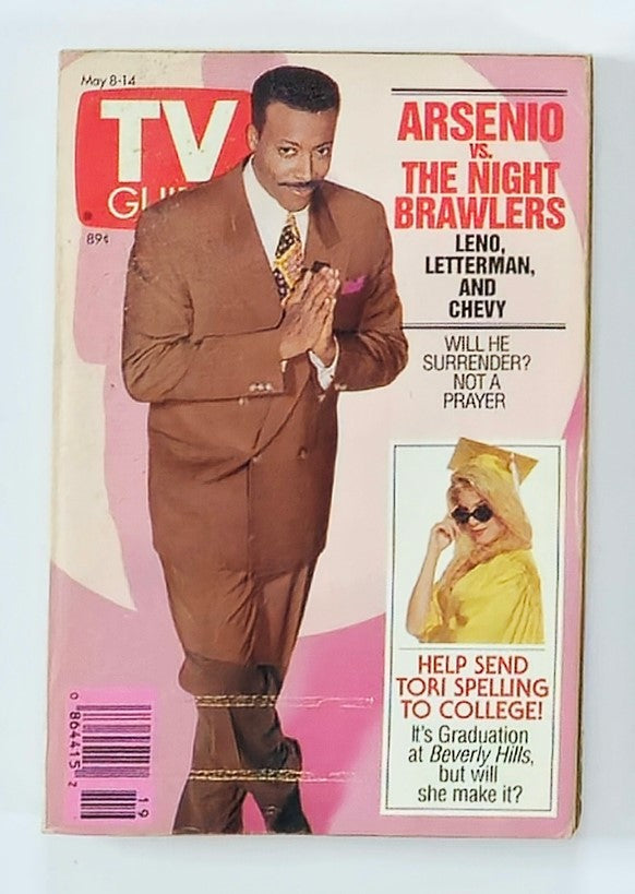 TV Guide Magazine May 8 1993 Arsenio Hall vs The Night Brawlers NY Metro Ed.