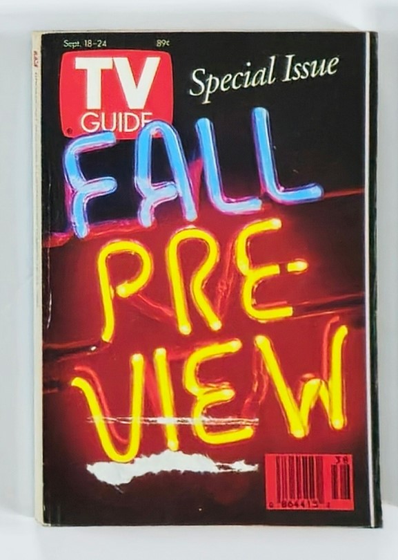 TV Guide Magazine September 18 1993 Fall Preview Special Issue NY Metro Ed.