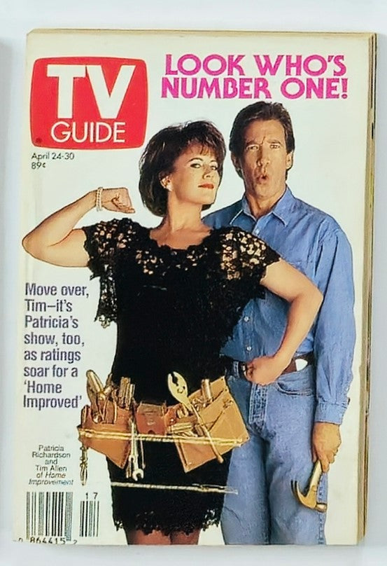 TV Guide Magazine April 24 1993 Patricia Richardson and Tim Allen NY Metro Ed.