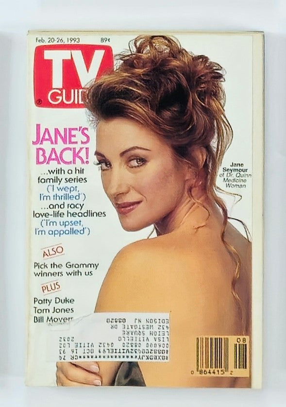 TV Guide Magazine February 20 1993 Jane Seymour Dr. Quinn NY Metro Ed.