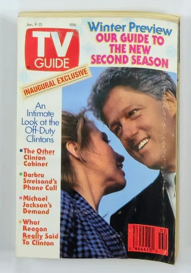 TV Guide Magazine January 9 1993 Bill Clinton, Babra Streisand NY Metro Ed.