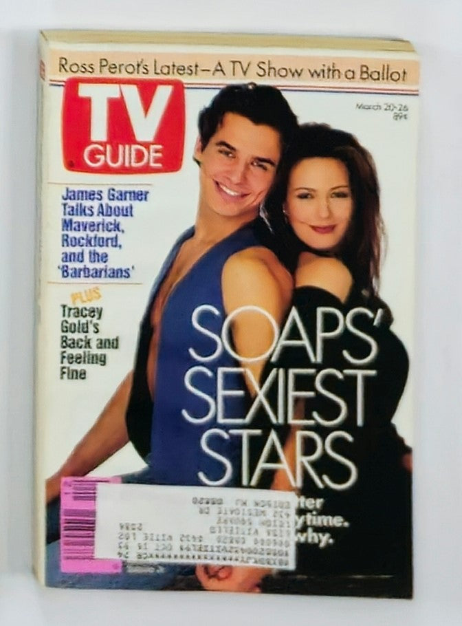 TV Guide Magazine March 20 1993 Hunter Tylo and Antonio Sabato Jr. NY Metro Ed.