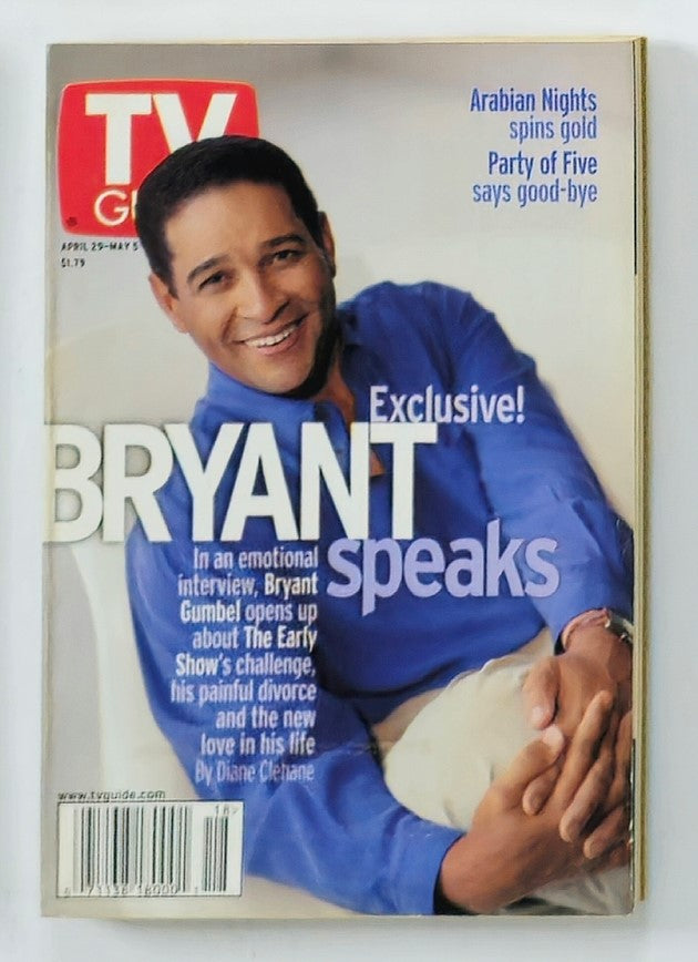 TV Guide Magazine April 29 2000 Bryant Gumbel in The Early Show NY Metro Ed.