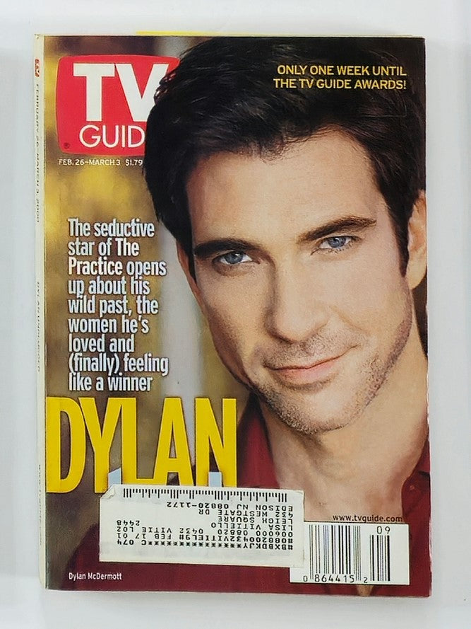 TV Guide Magazine February 26 2000 Dylan McDermott NY Metro Ed.