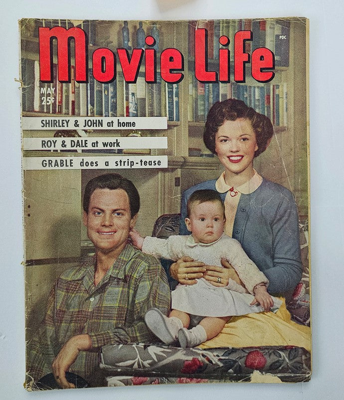 VTG Movie Life Magazine May 1949 Shirley Temple & Lon McCallister No Label