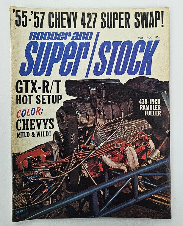 VTG Rodder and Super Stock Magazine May 1968 438-Inch Rambler Fueler No Label