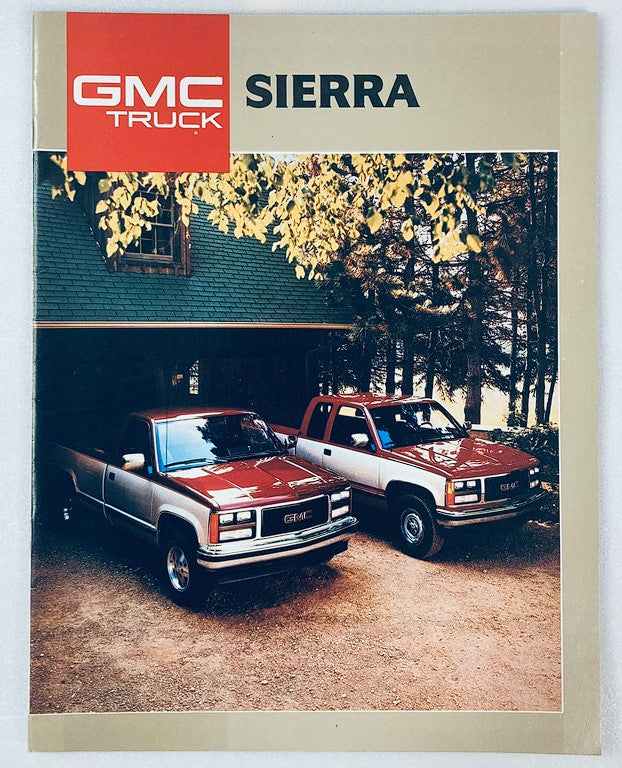 1988 GMC Sierra Pickup Truck Dealer Sales Brochure No Label