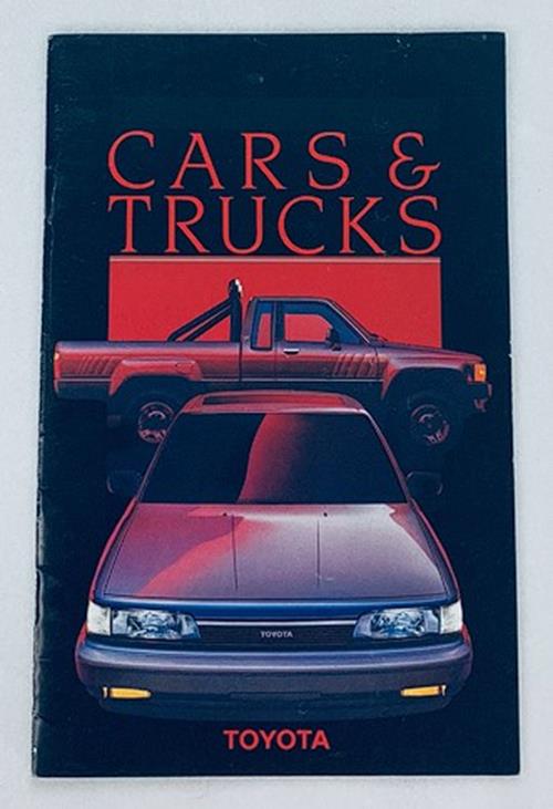 1987 Toyota Cars & Trucks Dealer Showroom Sales Brochure Guide Catalog