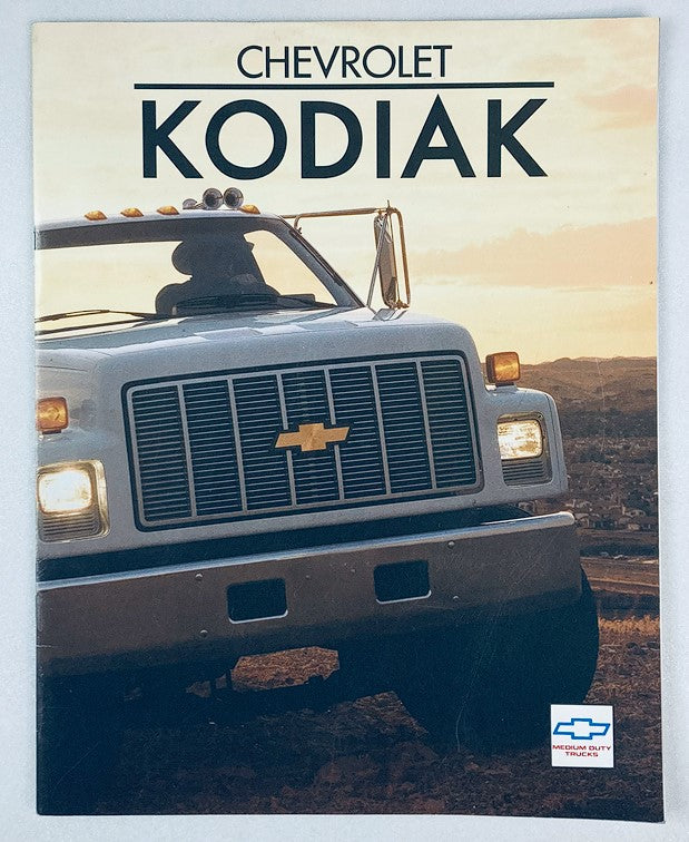 1992 Chevrolet Kodiak Truck Dealer Sales Brochure No Label