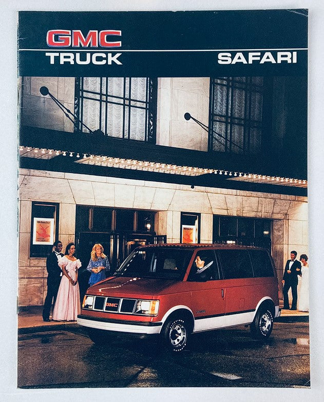 1986 GMC Safari Truck Dealer Sales Brochure No Label