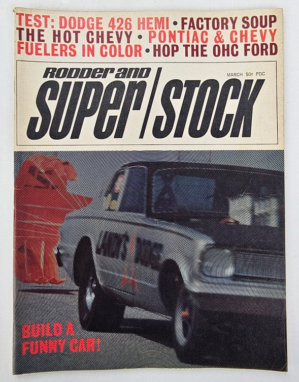 VTG Rodder and Super Stock Magazine March 1967 Hop The OHC Ford No Label