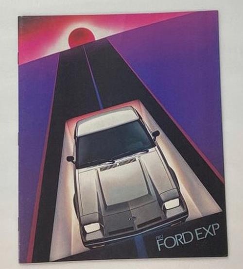 1982 Ford EXP Car Dealer Sales Brochure Guide Catalog