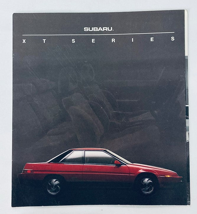 1989 Subaru XT Series Car Dealer Showroom Sales Brochure Guide Catalog