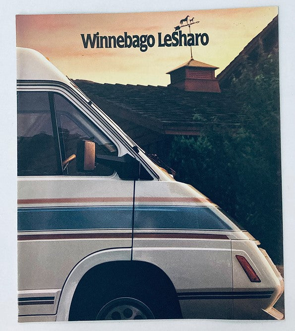 1987 Winnebago LeSharo Dealer Showroom Sales Brochure Guide Catalog