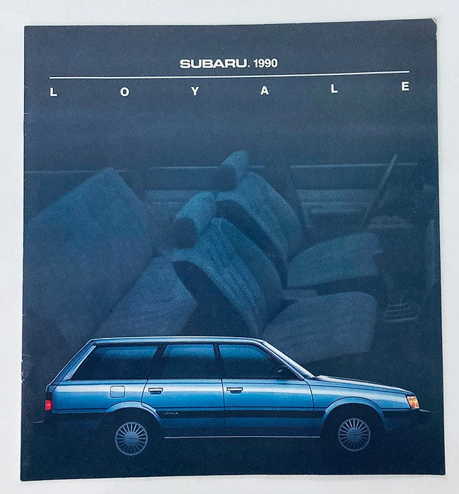 1990 Subaru Loyale Car Dealer Showroom Sales Brochure Guide Catalog