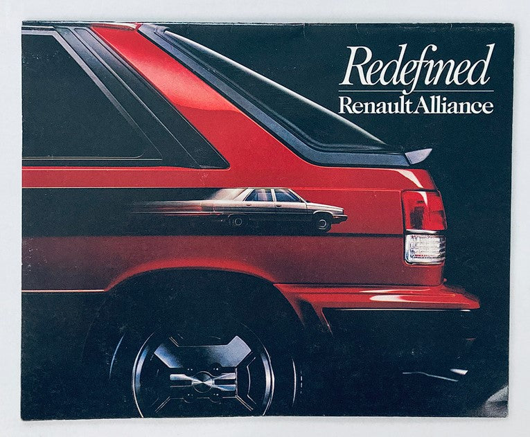 80s Renault Alliance Dealer Showroom Sales Brochure Guide Catalog