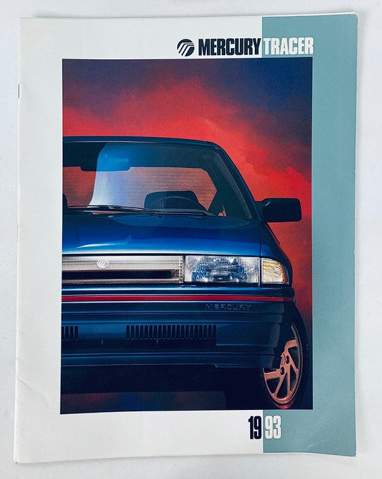 1993 Mercury Tracer Dealer Showroom Sales Brochure Guide Catalog