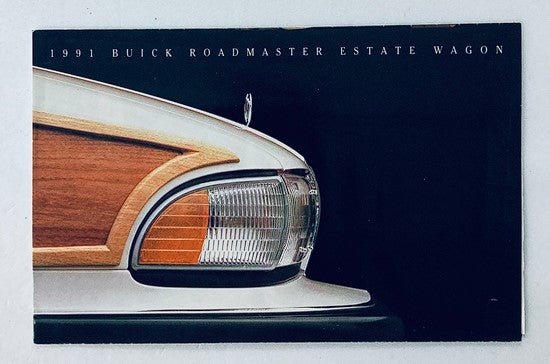 1991 Buick Roadmaster Estate Wagon Dealer Showroom Sales Brochure Guide Catalog