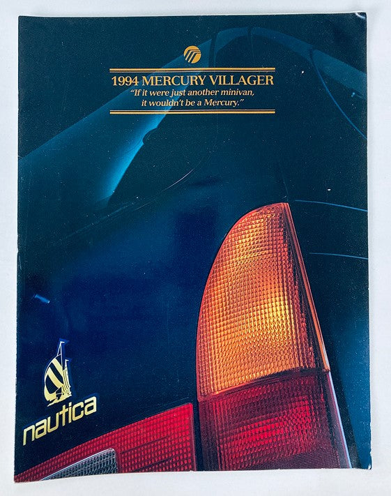 1994 Mercury Villager Dealer Showroom Sales Brochure Guide Catalog