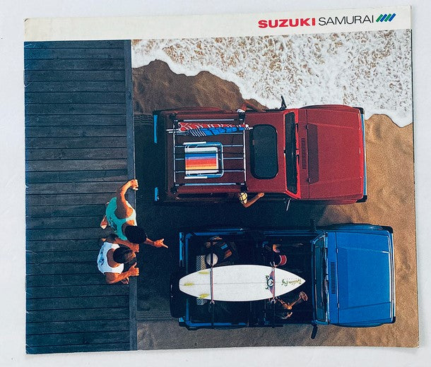 1987 Suzuki Samurai Car Dealer Showroom Sales Brochure Guide Catalog