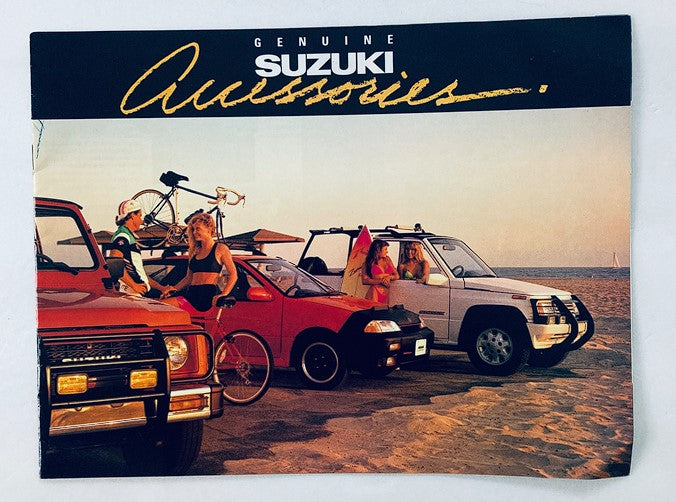 80s 90s Suzuki Accessories Dealer Showroom Sales Brochure Guide Catalog