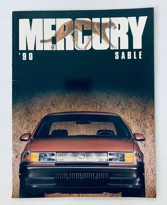 1990 Mercury Sable Dealer Showroom Sales Brochure Guide Catalog