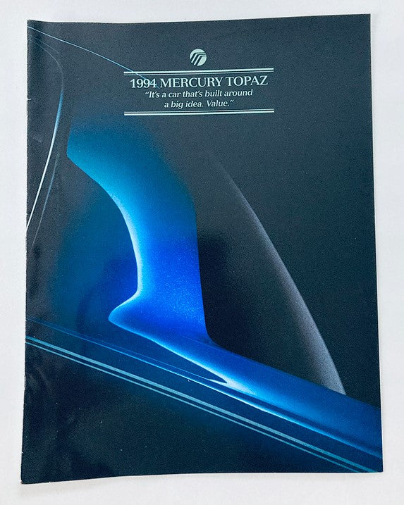 1994 Mercury Topaz Car Dealer Showroom Sales Brochure Guide Catalog