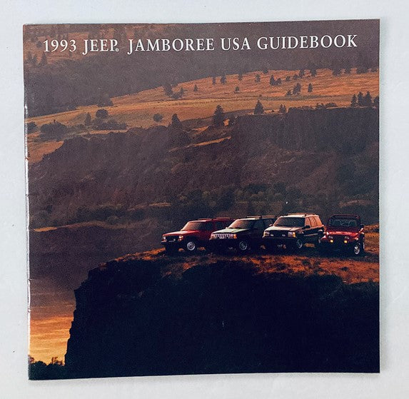 1993 Jeep The Jamboree USA Guidebook Sales Brochure Guide Catalog