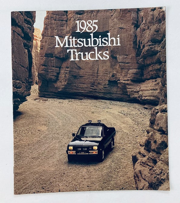 1985 Mitsubishi Trucks Dealer Showroom Sales Brochure Guide Catalog