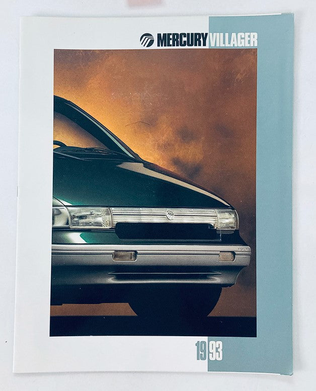 1993 Mercury Villager Car Dealer Showroom Sales Brochure Guide Catalog