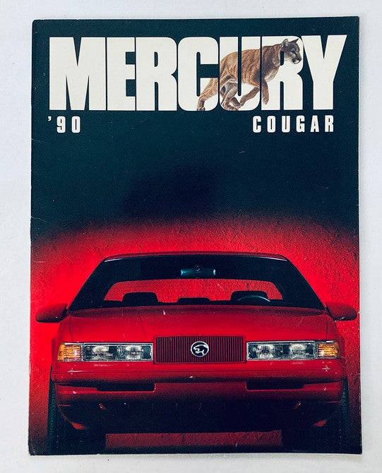 1990 Mercury Cougar Dealer Showroom Sales Brochure Guide Catalog