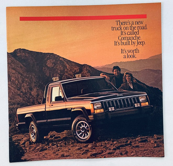 1986 Jeep Comanche Dealer Showroom Sales Brochure Guide Catalog