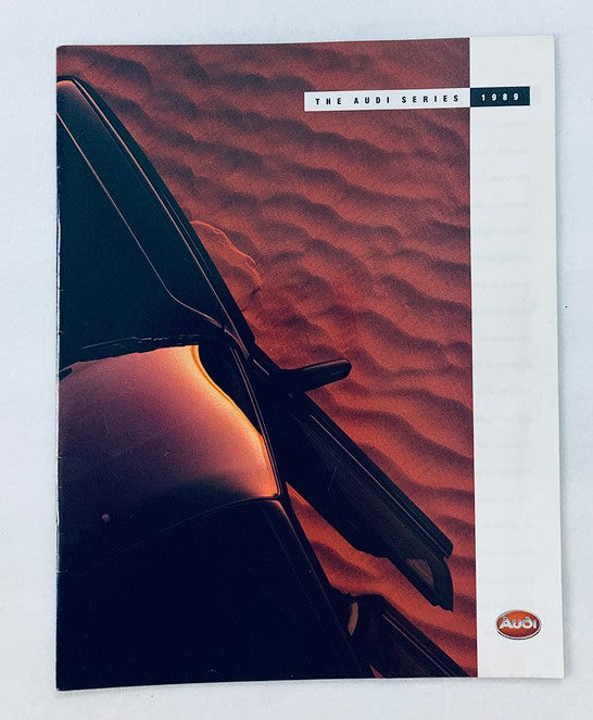 1989 The Audi Series Car Dealer Showroom Sales Brochure Guide Catalog