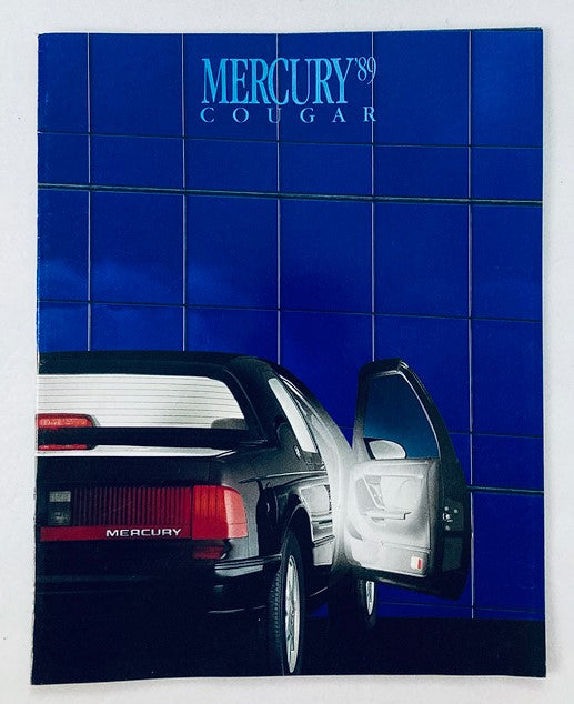 1989 Mercury Cougar Car Dealer Showroom Sales Brochure Guide Catalog