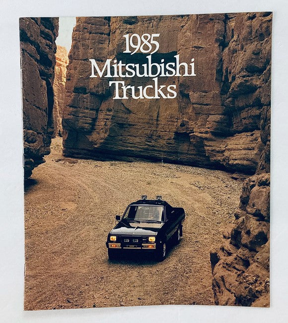 1985 Mitsubishi Trucks Dealer Showroom Sales Brochure Guide Catalog