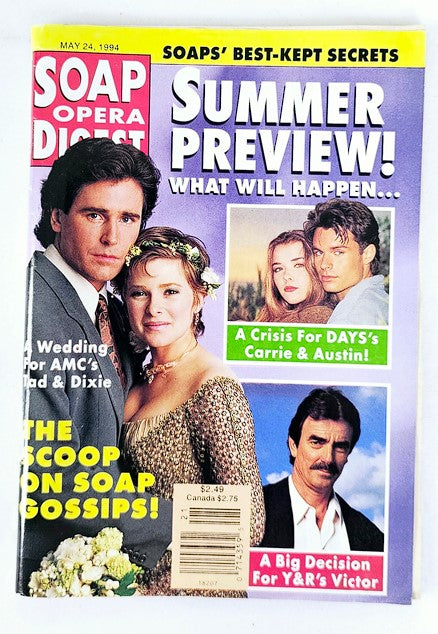 Soap Opera Digest Magazine May 24 1994 Michael E. Knight & Cady McClain No Label