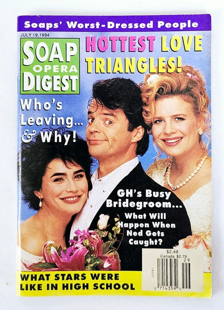 Soap Opera Digest Magazine July 19 1994 Wally Kurth, Mary Beth Evans No Label