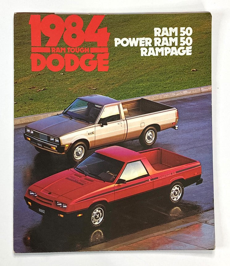 1984 Dodge Ram 50, Power Ram 50 Dealer Showroom Sales Brochure Guide Catalog