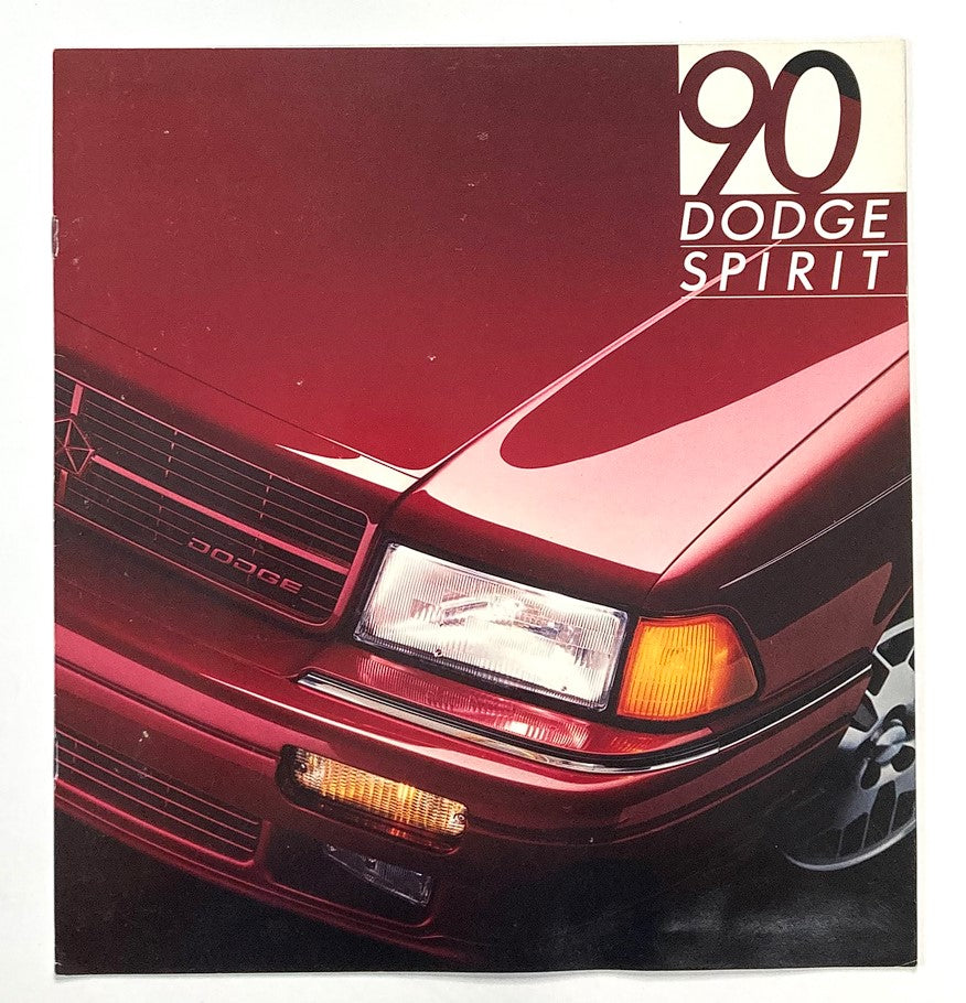 1990 Dodge Spirit Dealer Showroom Sales Brochure Guide Catalog