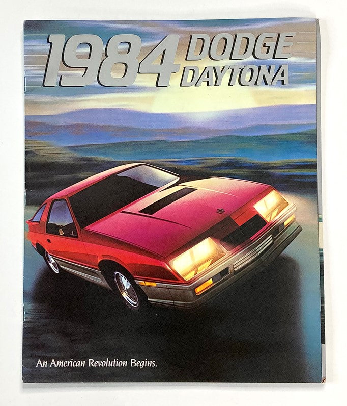 1984 Dodge Daytona Dealer Showroom Sales Brochure Guide Catalog