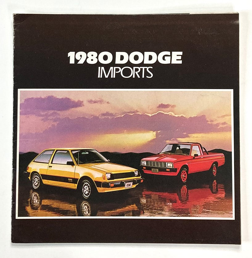 1980 Dodge Imports Dealer Showroom Sales Brochure Guide Catalog