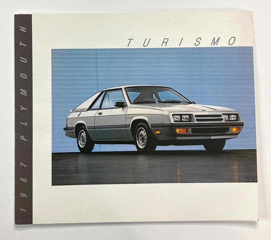 1987 Plymouth Turismo Dealer Showroom Sales Brochure Guide Catalog